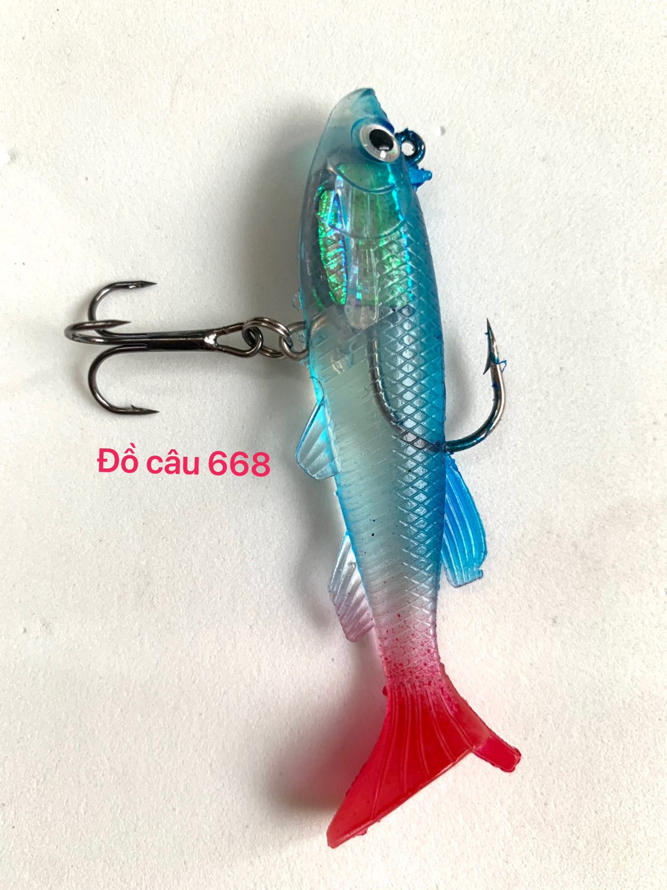 cá giả câu lure , mồi giả câu lure ( combo hộp 5 con )