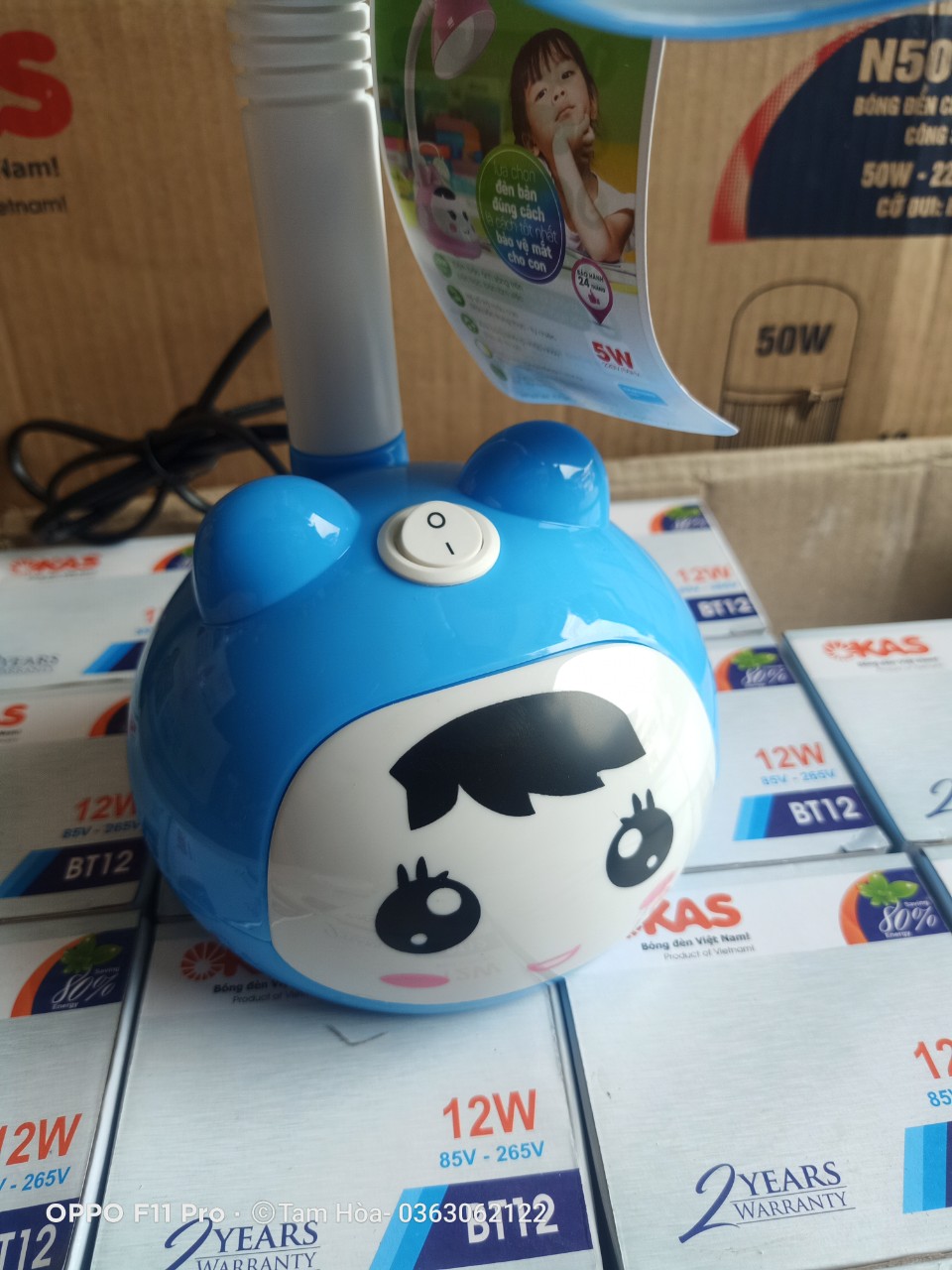 Đèn bàn bảo vệ thị lực 5W RẠNG ĐÔNG- Model RD-Rl-27LED