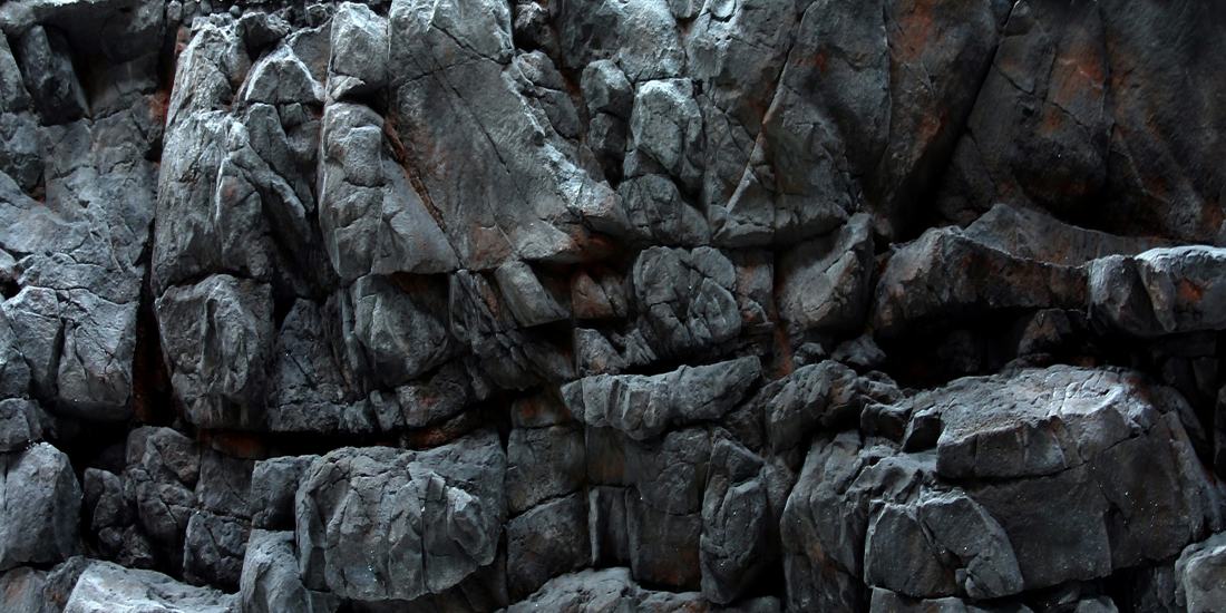 Tranh dán hồ cá HD Cảnh nền đá xám HC010 nhiều kích thước