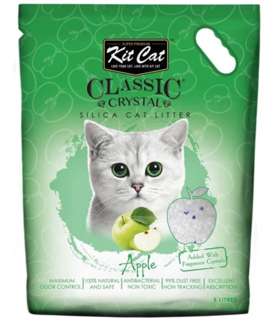 [HCM]Cát Vệ Sinh Cho Mèo Thuỷ Tinh Kit Cat 5L