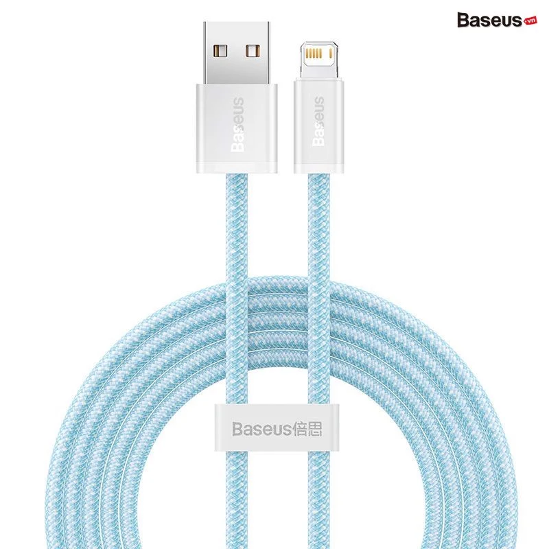 Cáp Sạc Nhanh Lightning Baseus Dynamic Series cho iPhone ( USB to Lightning, 2.4A Fast Charging Data Cable) 2M