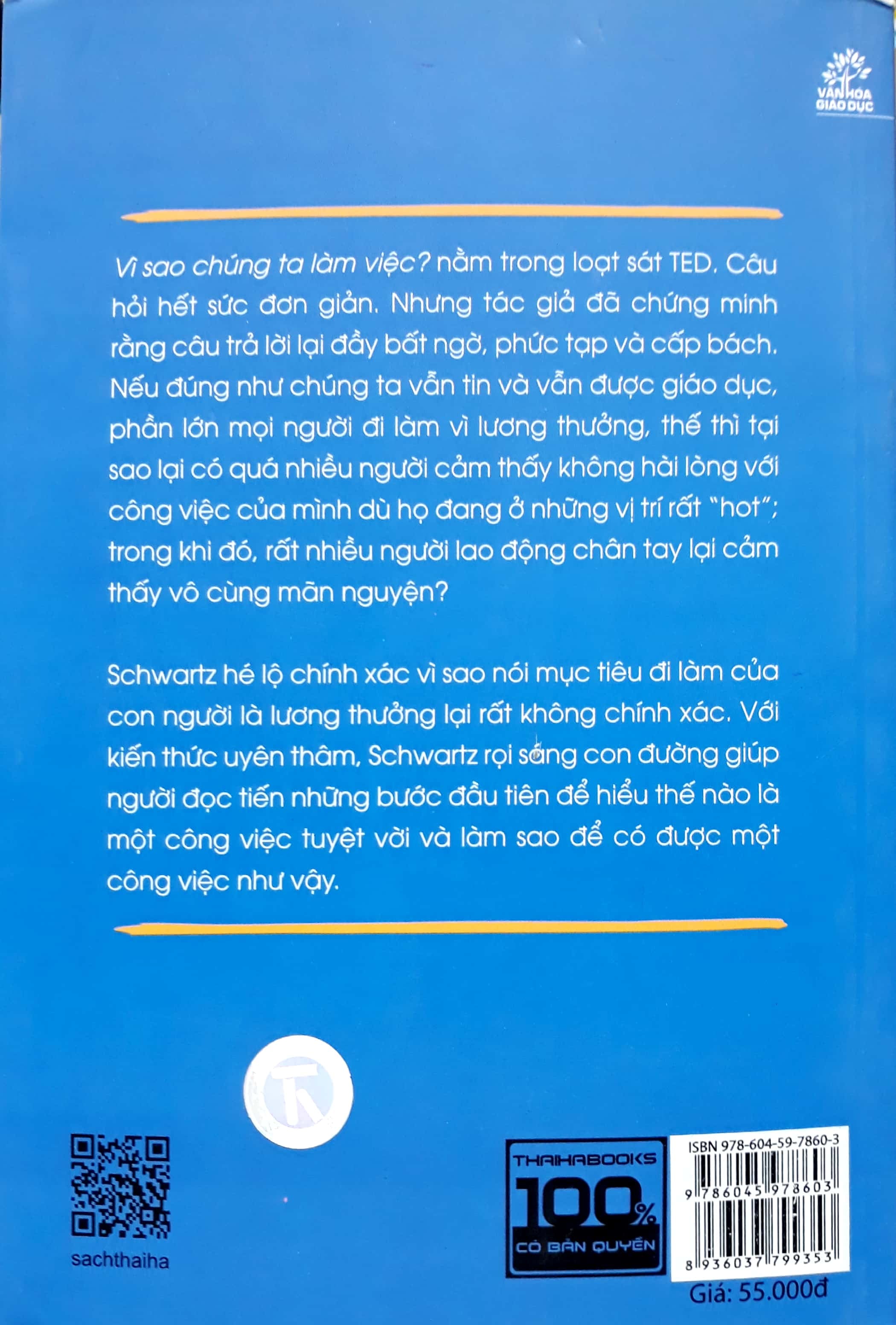 Sách - TedBooks - Vì Sao Chúng Ta Làm Việc