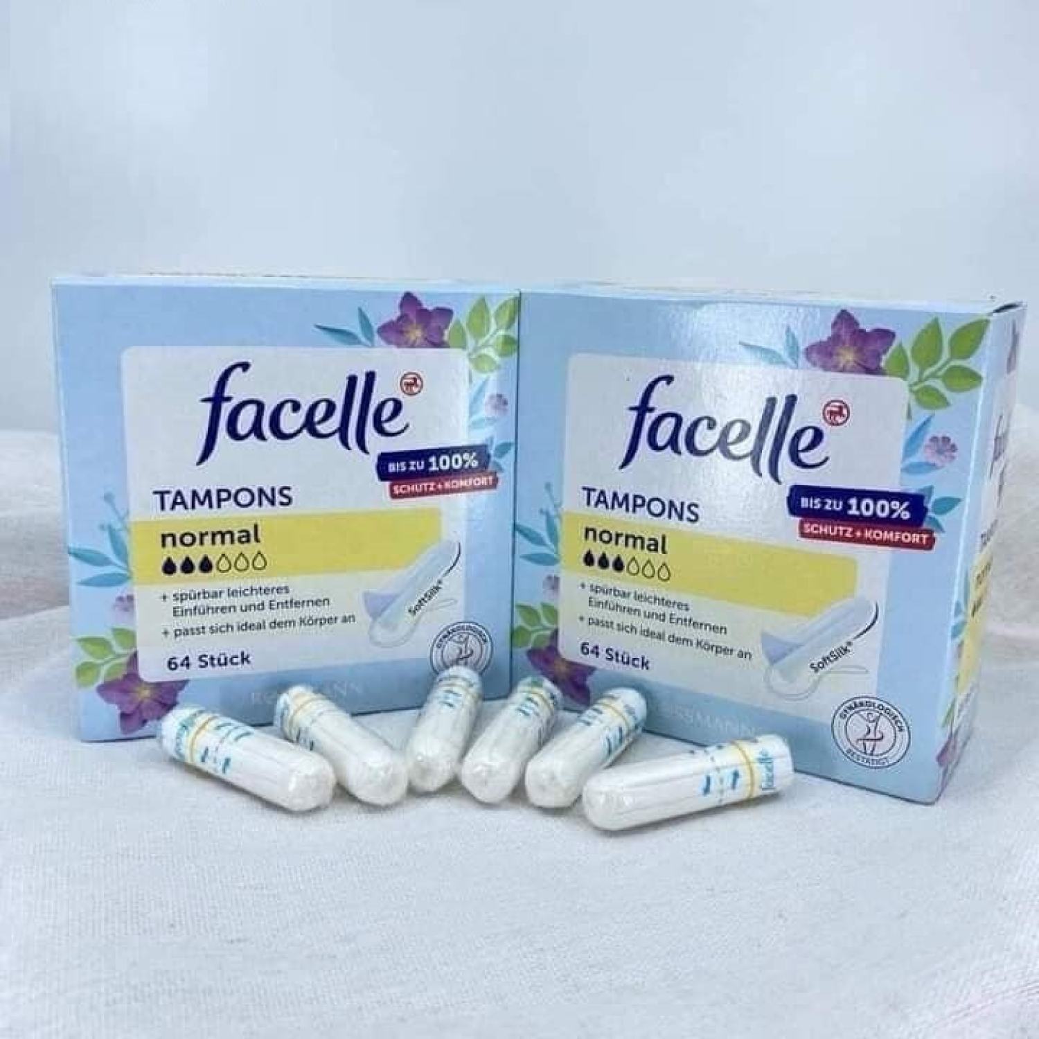 [Hàng Đức chính hãng.HN] Băng vệ sinh Tampon dạng ống Facelle {hangducairberlin}