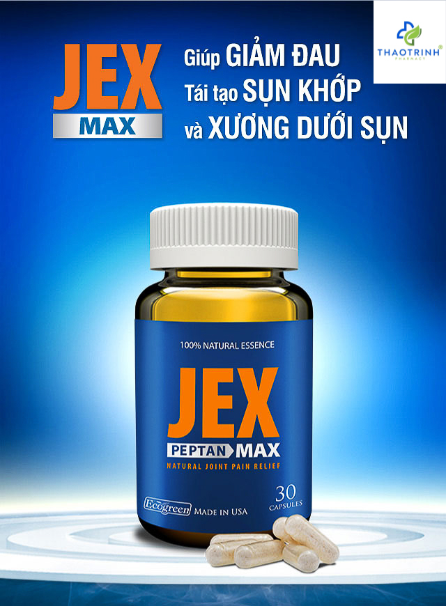 [HCM]Viên nang JEX MAX PEPTAN 30 viên