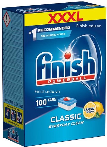 Viên rửa bát Finish 100 viên