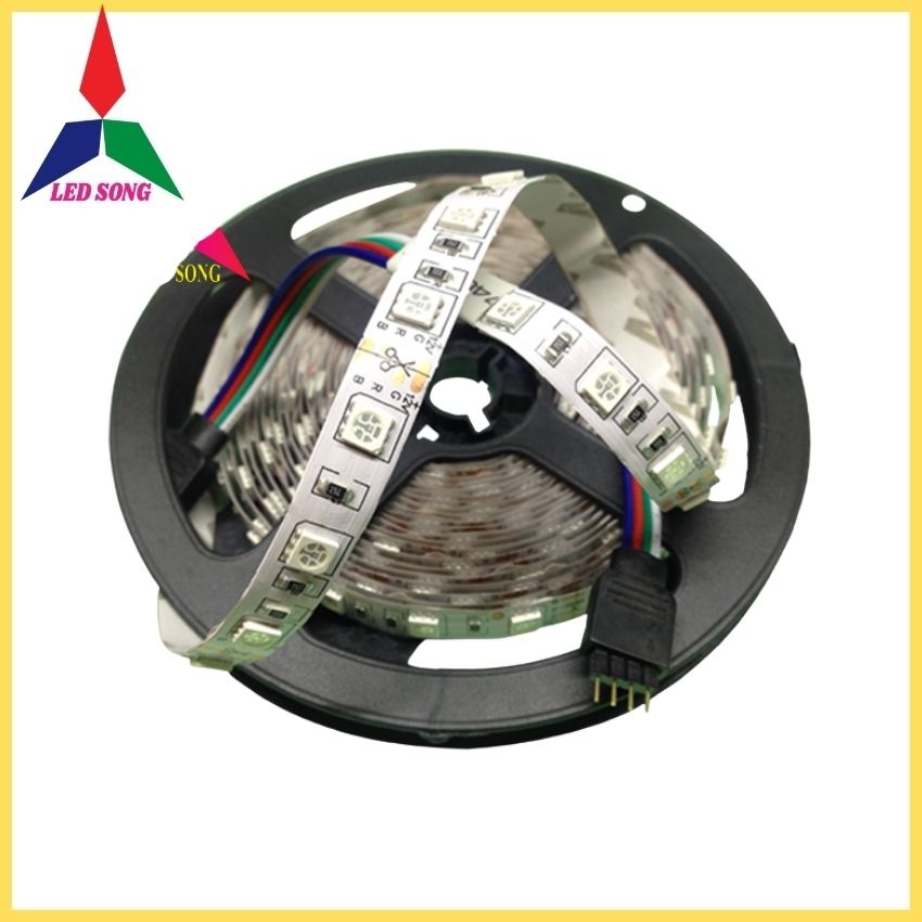Led Dây Dán 5050 7 Màu Rgb 12v Cuộn 5m