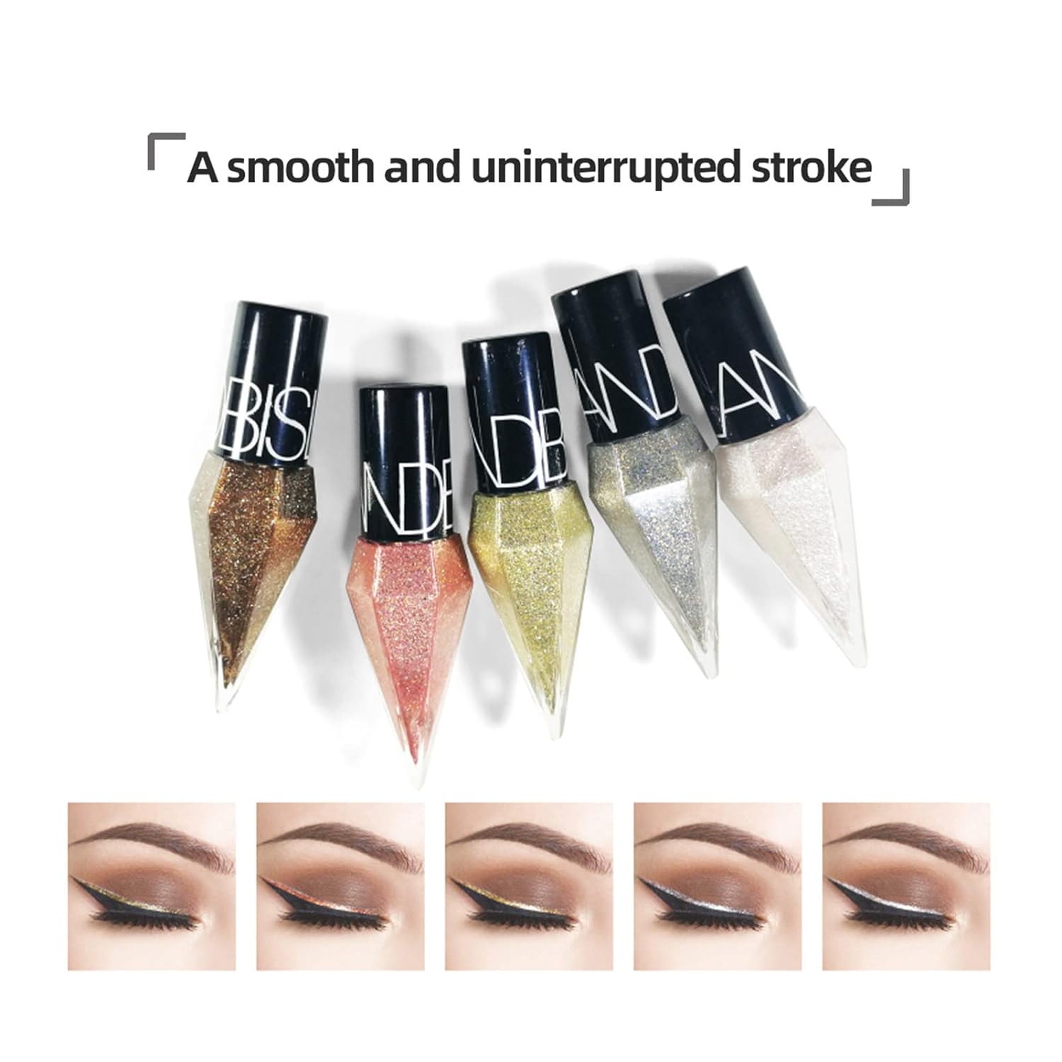 Long lasting glitter eye liner gel eyeliner