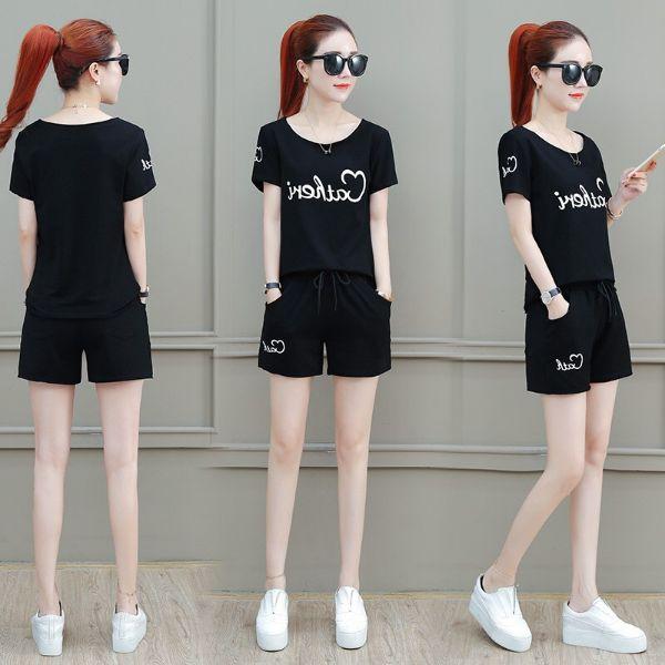 Bộ đồ sort nữ in chữ cao cấp
