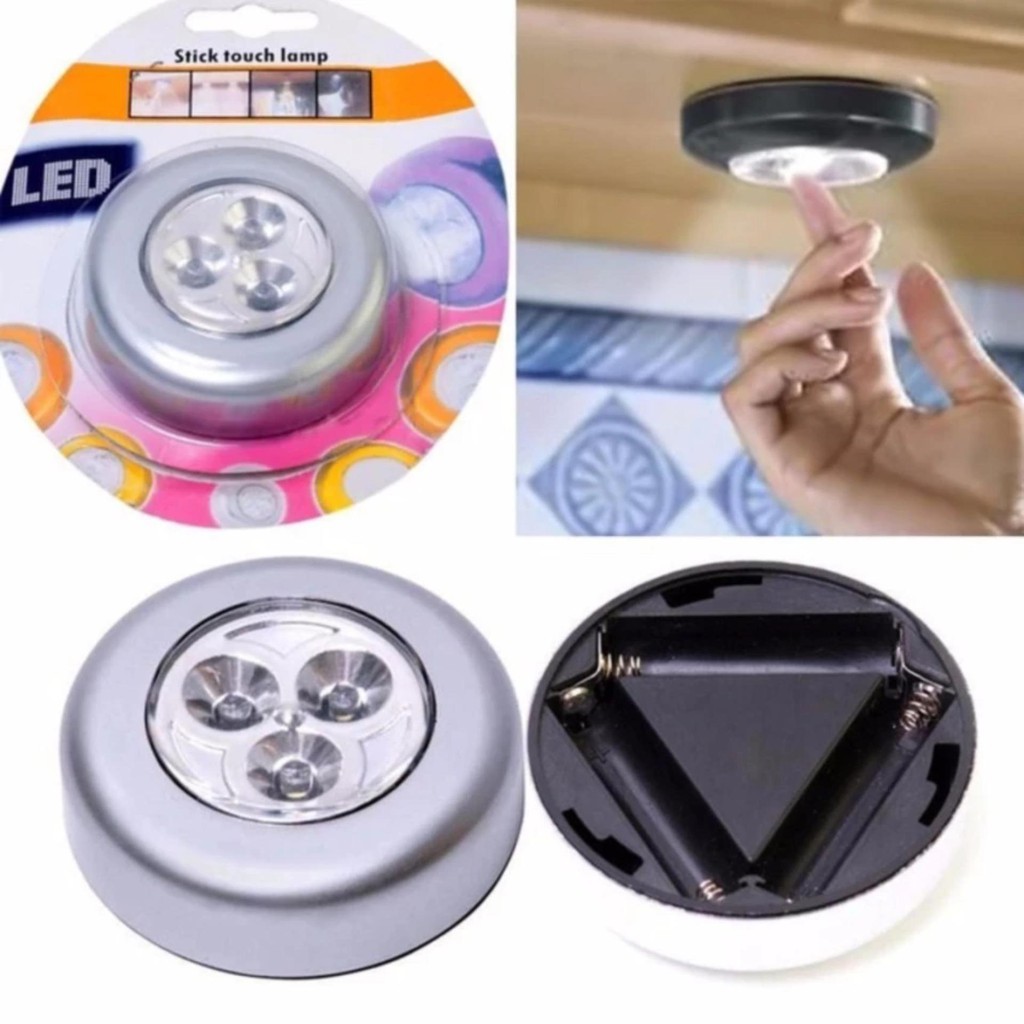Đèn LED Dán Tường 3 Bóng, 4 Bóng Cảm Ứng Chạm