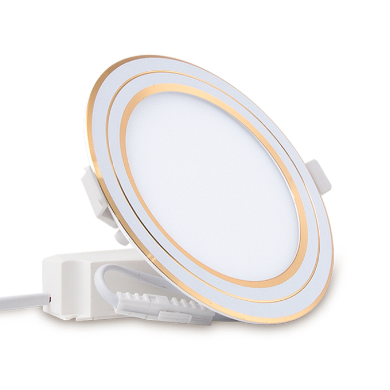 Đèn LED Panel tròn đổi màu Chính hãng Rạng Đông Siêu tiết Kiệm diện Dễ dàng lắp đặt Cho dải ánh sáng đẹp D PT05L DM 90/6W Viền Bạc, Vàng