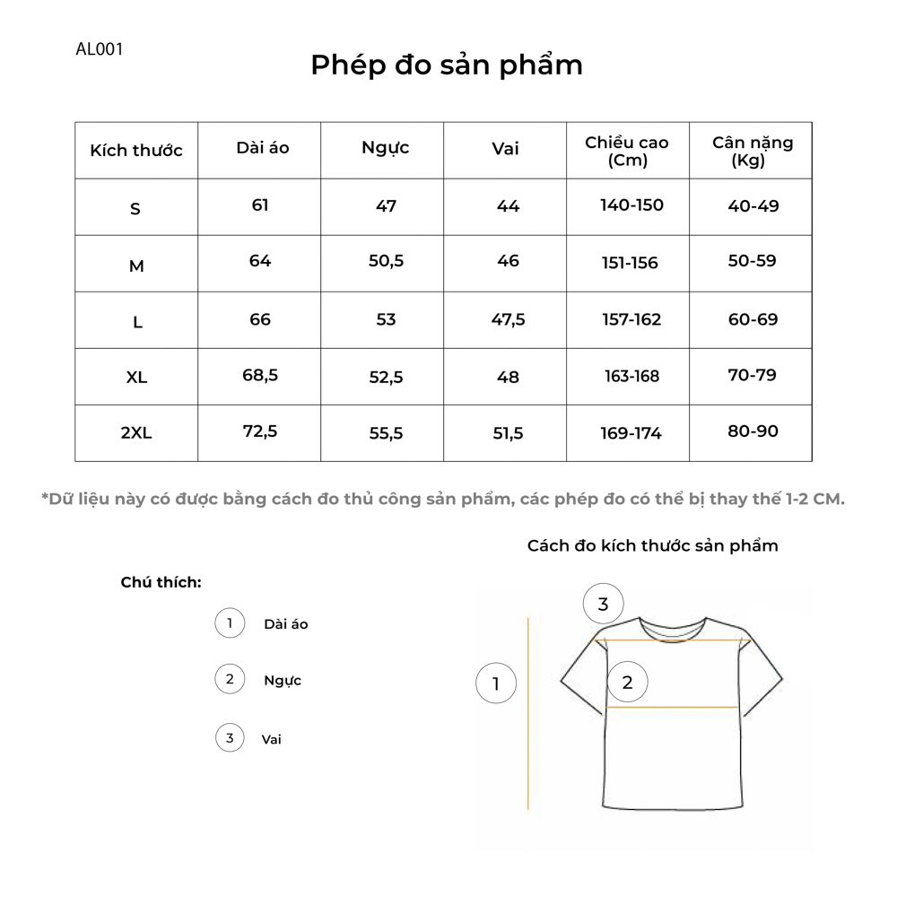 Áo Thun Cotton Nữ Tee Basic Thương Hiệu CLADA - AL001