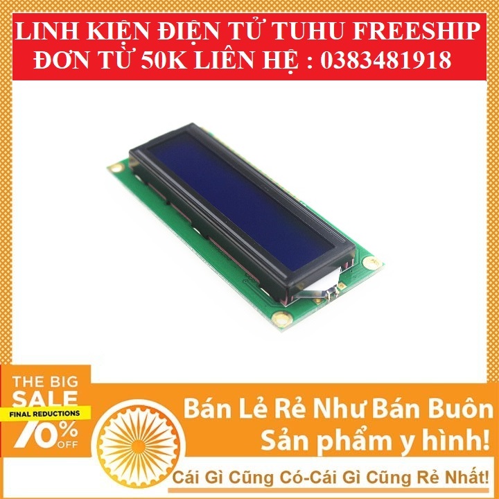 Màn Hình LCD 16x2 3.3-5V-linhkiendientubk