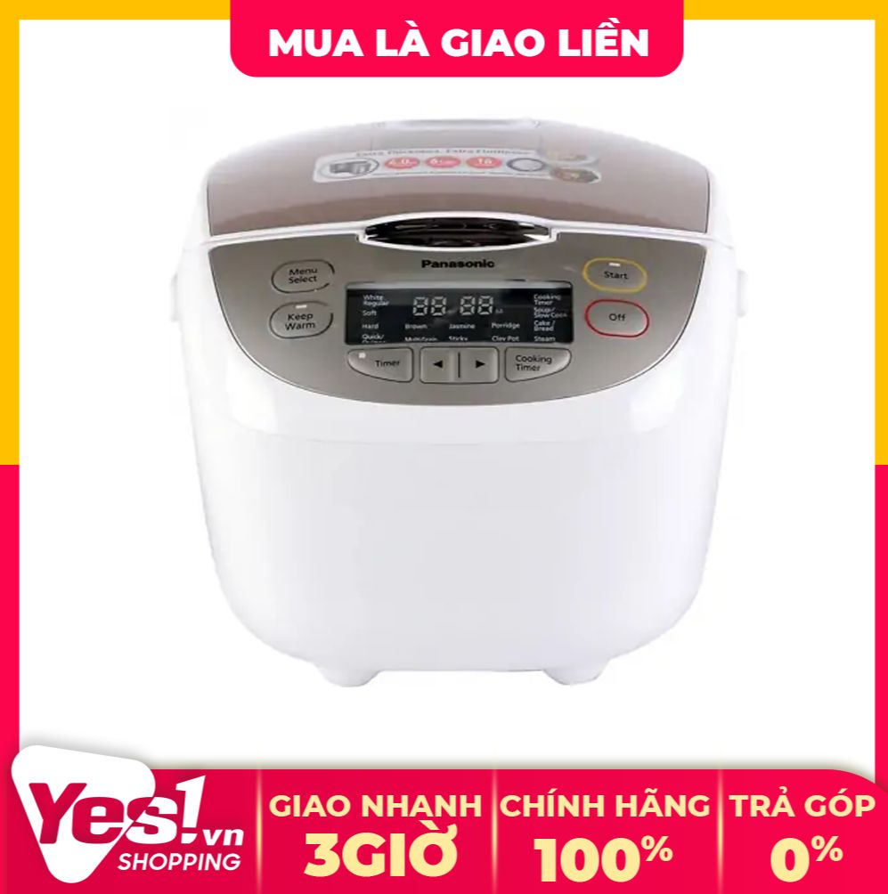Nồi cơm điện tử panasonic 1 lít sr-cp108nram - bảo hành chính hãng - voucher 10% tối đa 400k