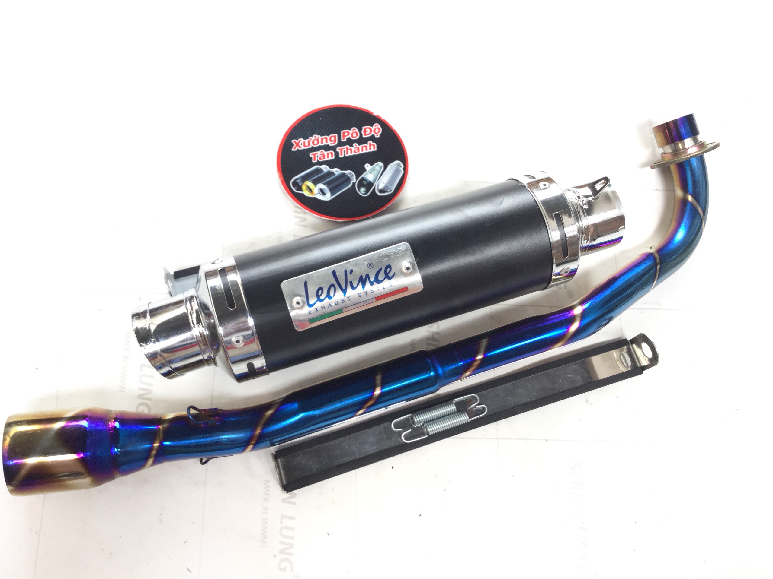 Pô leovince đen cổ titan wave 50 - 100, cup, dream, 67, axelo, exciter 50cc,...,Sản Phẩm Chất Lượng, Gian Hàng Uy Tín, Giá Cả Cực Tốt, Mua Ngay.