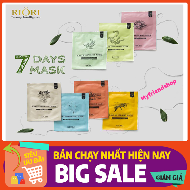 MẶT NẠ DƯỠNG DA 7 DAYS MASK RIORI