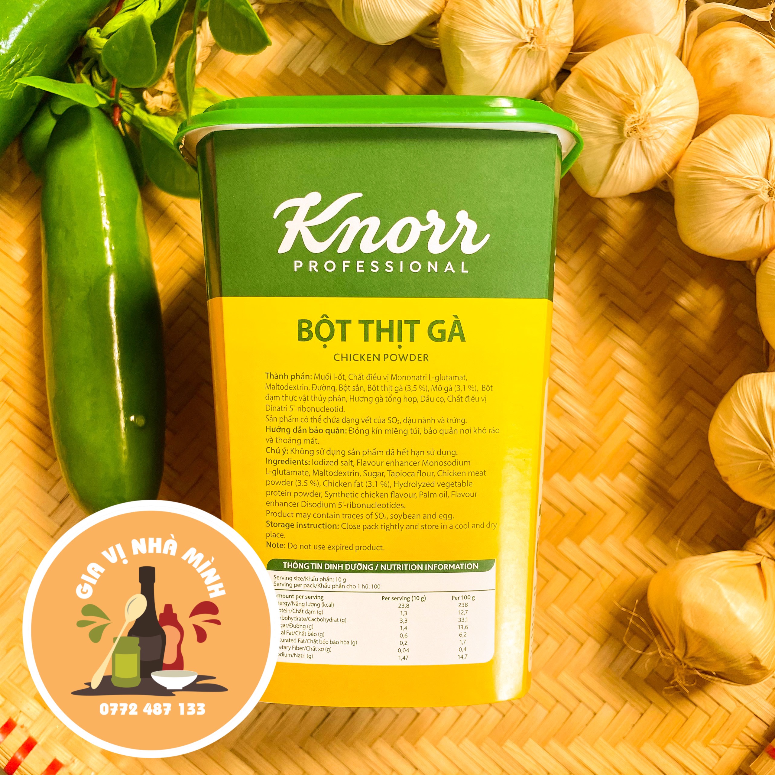 BỘT NÊM THỊT GÀ KNORR LOẠI 1,2KG