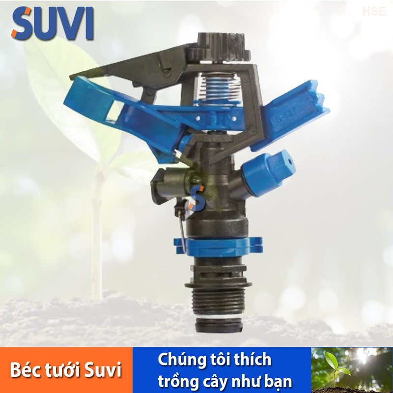 [HCM][10 Cái] Béc chỉnh góc (1 hoặc 2 tia) ren ngoài 27  (màu đen + xanh dương) BB 127  {BTC} {BCD} {27} {BB}
