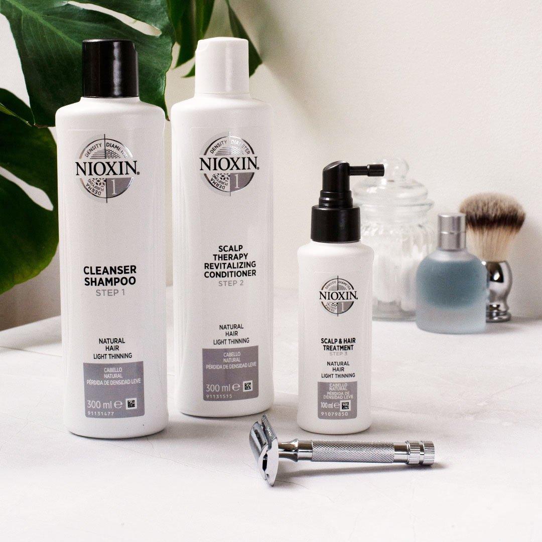 [HCM]Dầu gội chống rụng kích thích mọc tóc Nioxin System 1 Shampoo 300ml ( New 2019)