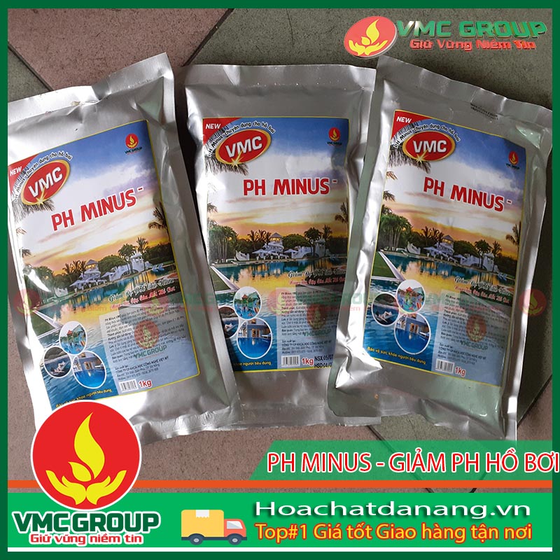 COMBO 3 gói  PH MINUS VMC BỘT GIẢM PH CHO NƯỚC (1kg/gói)