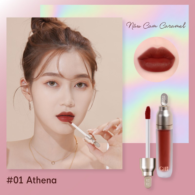 Son kem lì Glamrr Q Long Wear Lip Cream Full Size (5g)