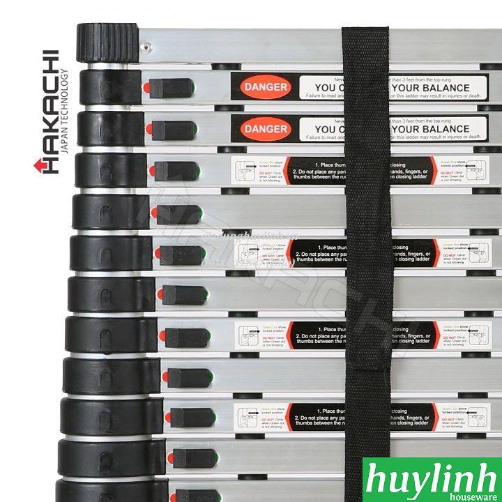 [HCM]Thang nhôm rút đơn Hakachi HT-410CP - 4.1 mét