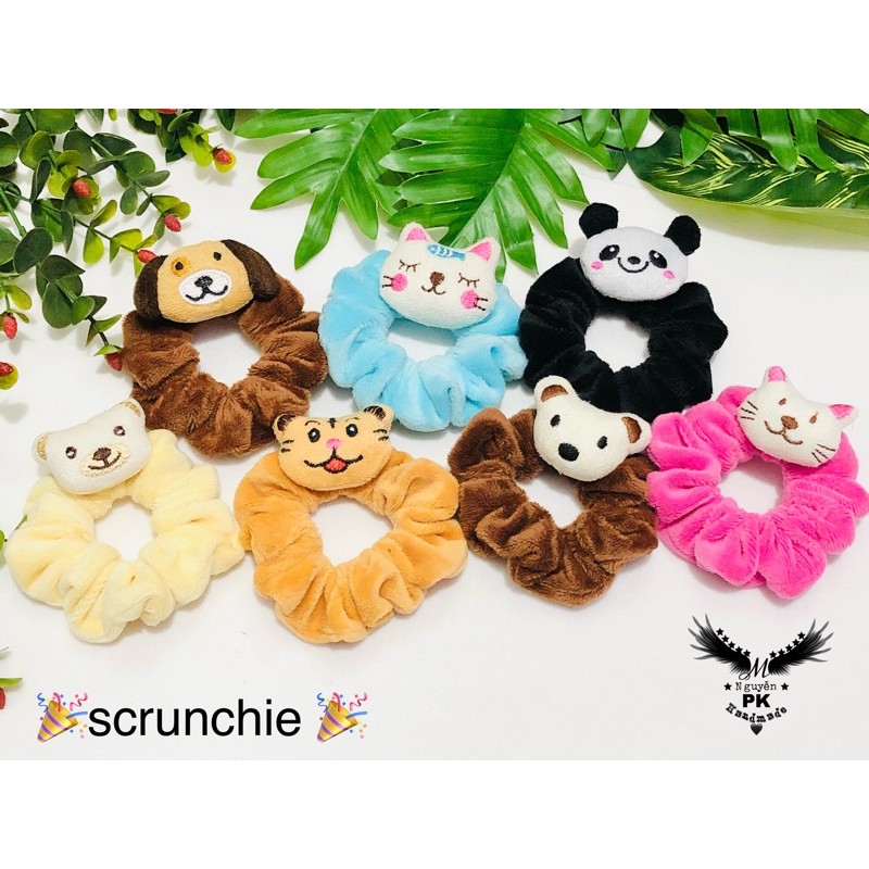 [HCM]Dây cột tóc (Scrunchie) gấu