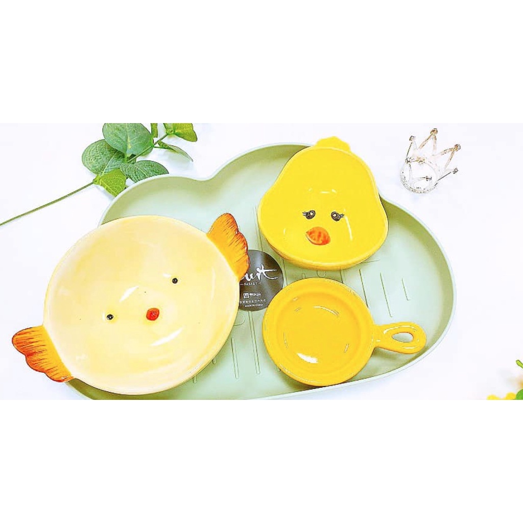 Bát Chén Sứ Ăn Dặm Cho Bé