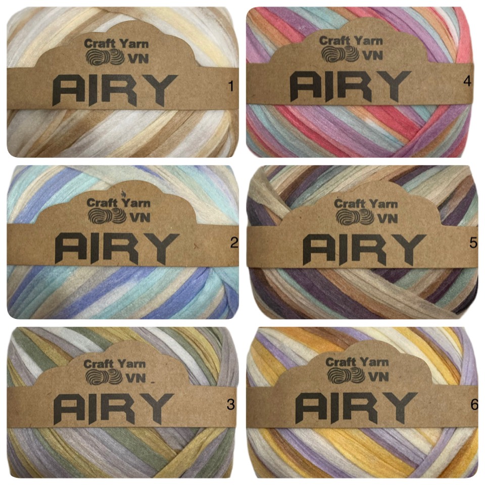 Sợi Airy loang 45gram/ cuộn ~100 mét
