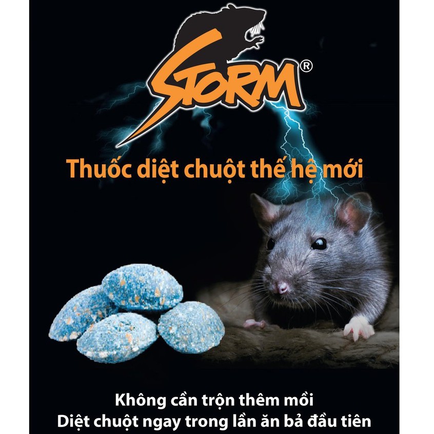 (gói 20 viên) Thuốc diệt chuột Storm, Thuốc chuột Storm dạng viên tiện dụng