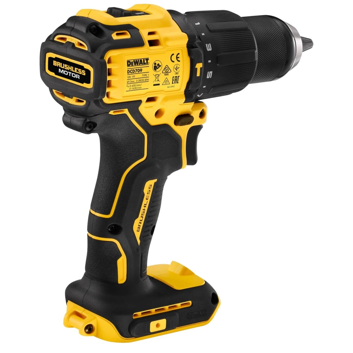 THÂN Máy khoan pin DEWALT DCD709N-KR ( 18V ) body