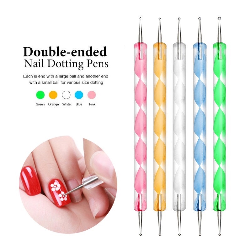 Set 5 cọ chấm bi đủ size