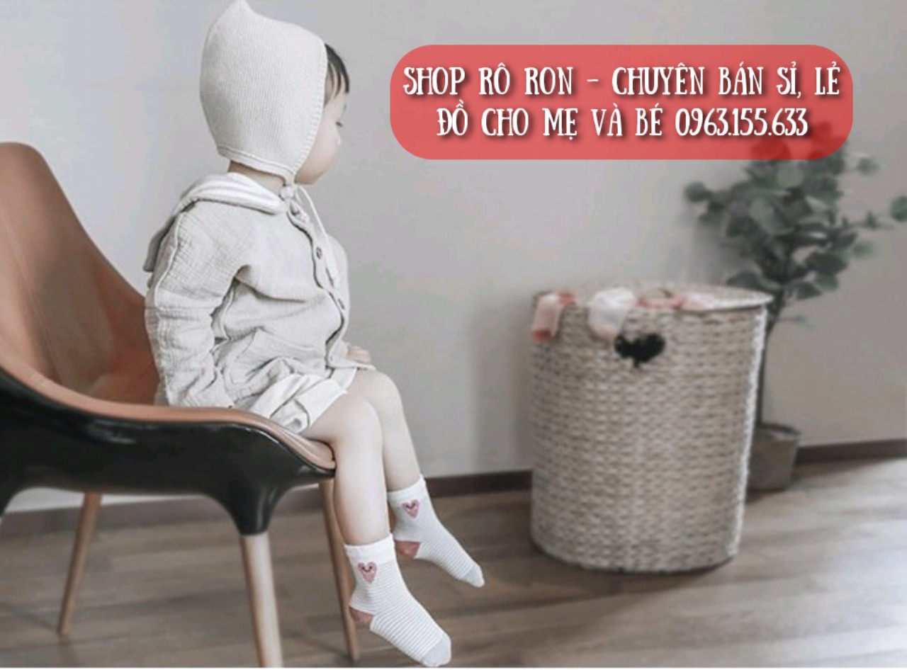 [6-36m] SET 5 ĐÔI TẤT NEMO CAO CỔ CHO BÉ
