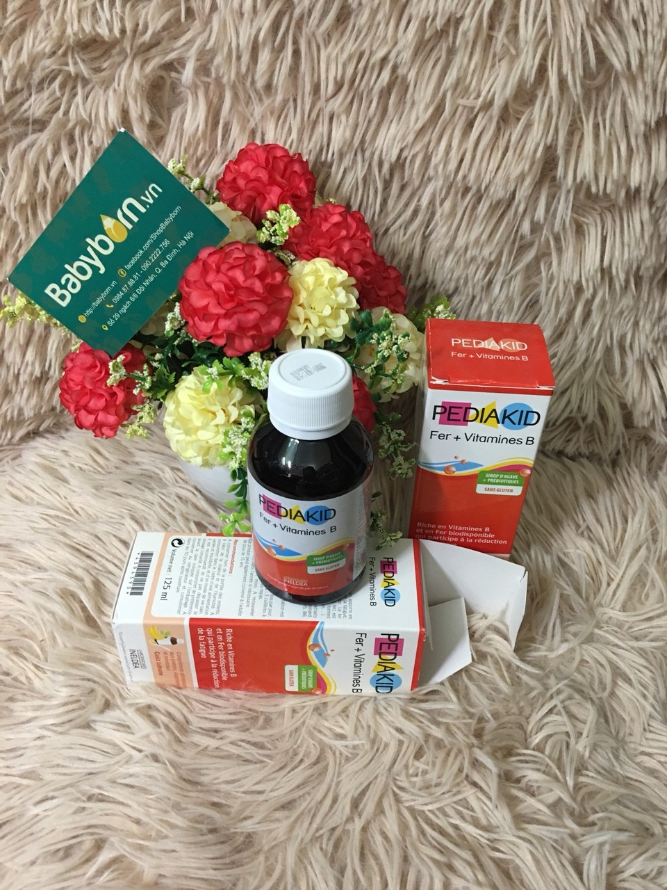 Vitamin Pediakid Sắt Và Vitamin B Cho Bé 125Ml - Sbfv4545