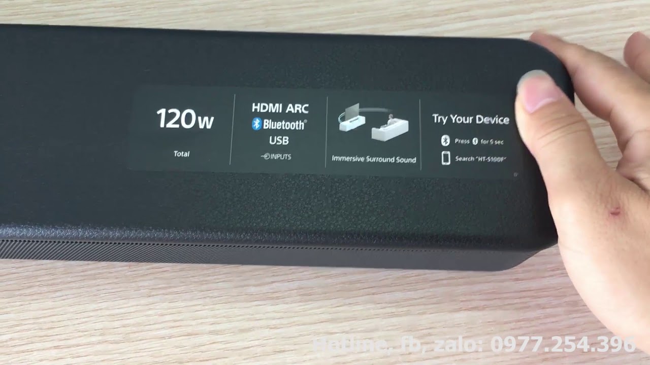 Loa thanh soundbar Sony 2.0 HT-S100F
