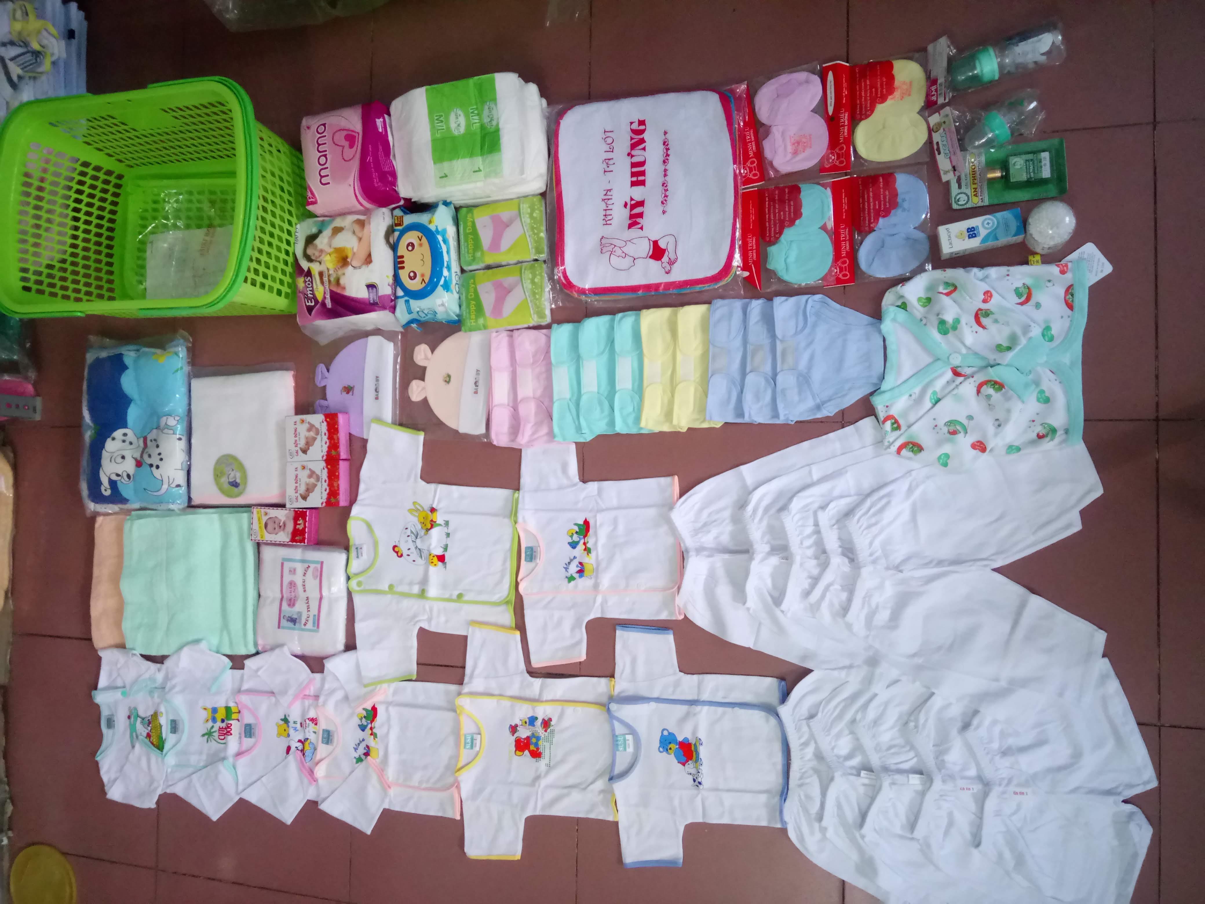 Combo đồ dùng sơ sinh tiết kiệm hiệu quả cho mẹ giá 900k - Ánh Dương