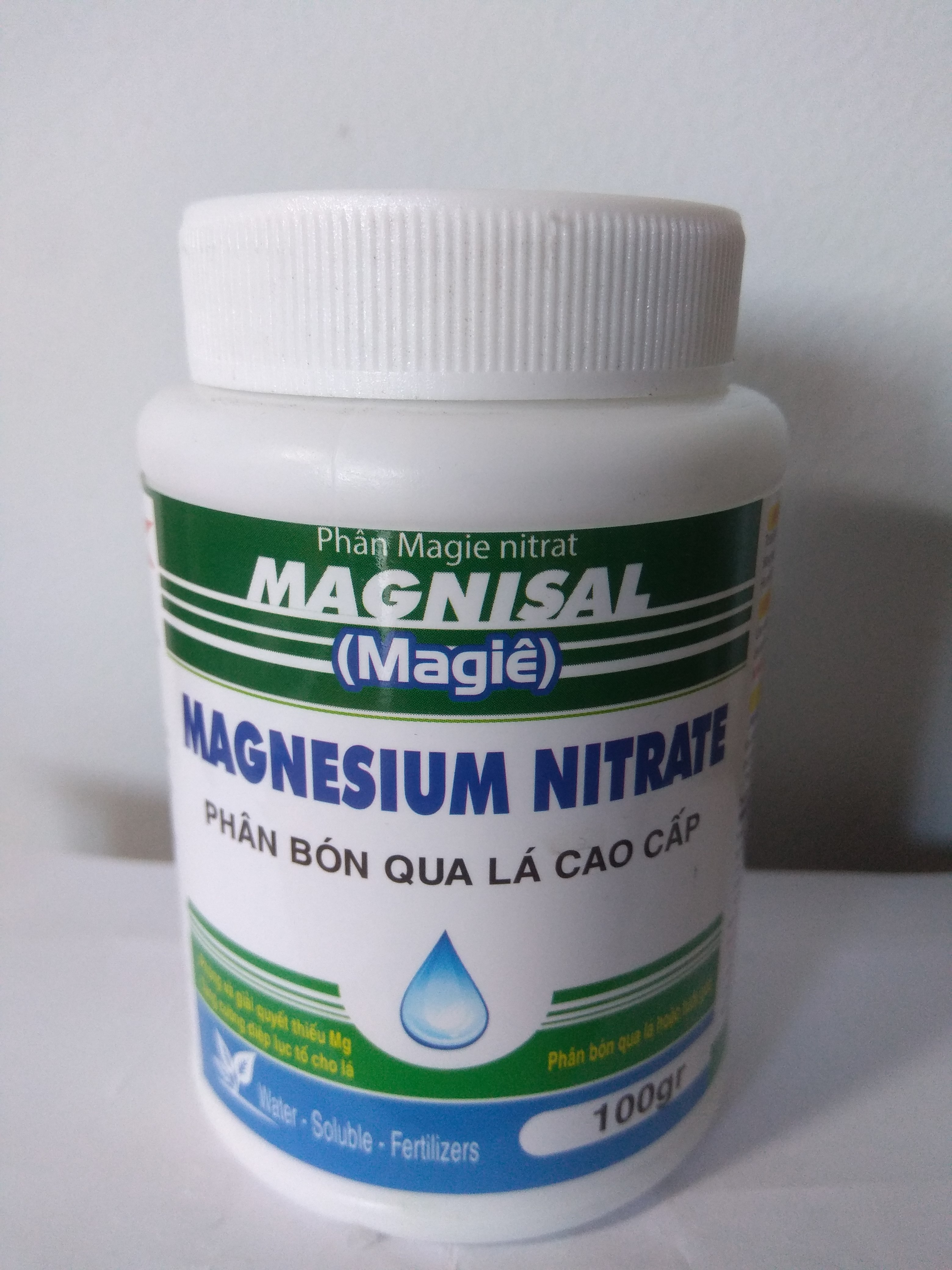 Phân bón lá cao cấp Magie nitrat - chai 100 gram