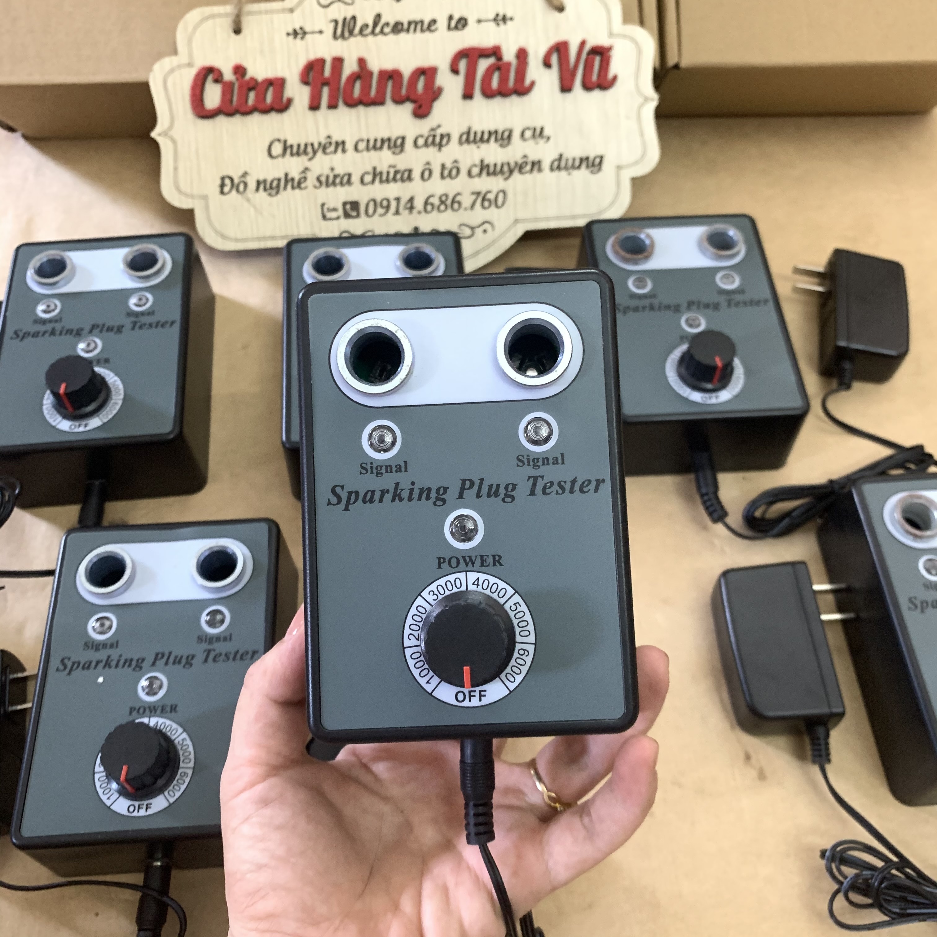 Máy kiểm tra bugi, dụng cụ kiểm tra đánh lửa, test bugi chính xác