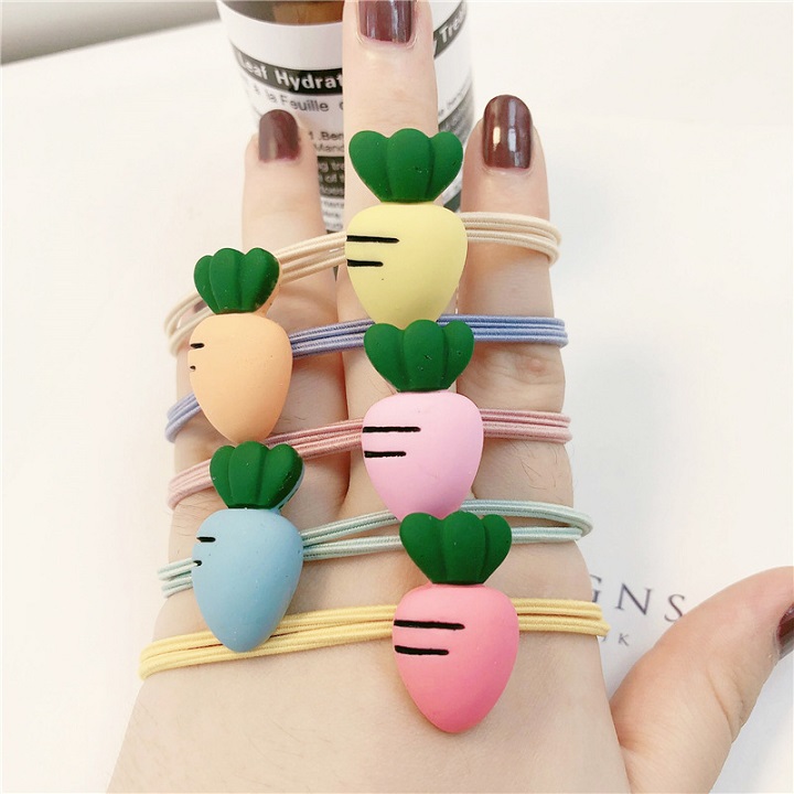 Dây cột tóc buộc tóc Củ Cải đẹp dễ thương