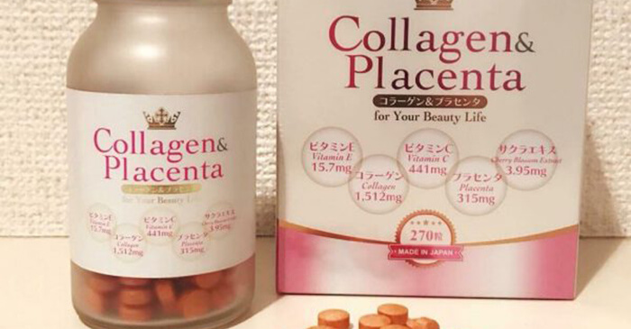 [HCM]Collagen Placenta 5in1 date mới ( Nhật Bản)