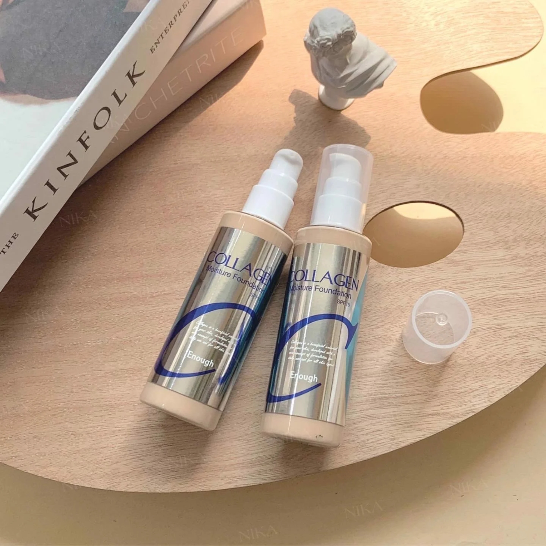 Kem Nền Collagen ENOUGH Collagen Moisture Foundation SPF15