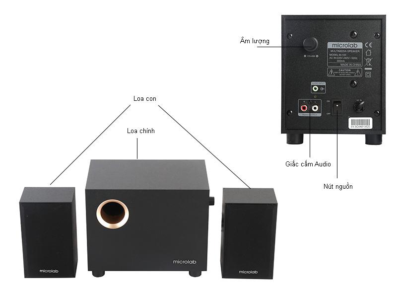 Loa Microlab M105 2.1 - Bảo hành 12 tháng