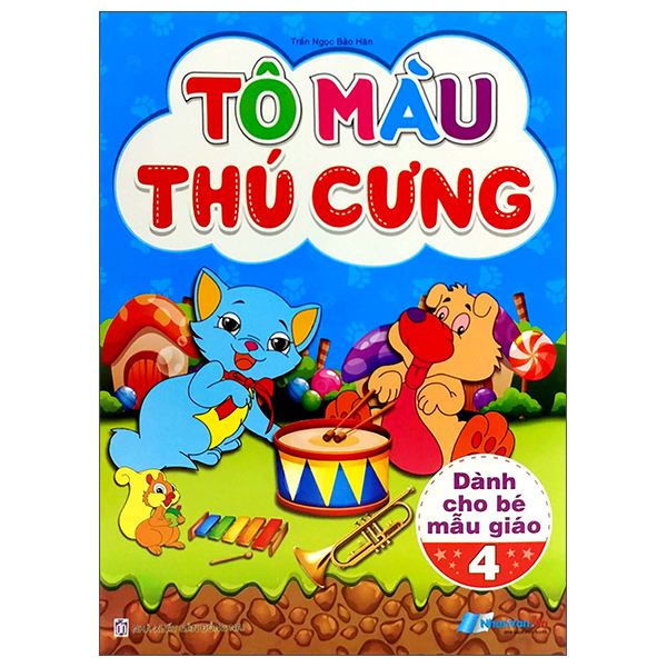 Fahasa - tô màu thú cưng - tập 4