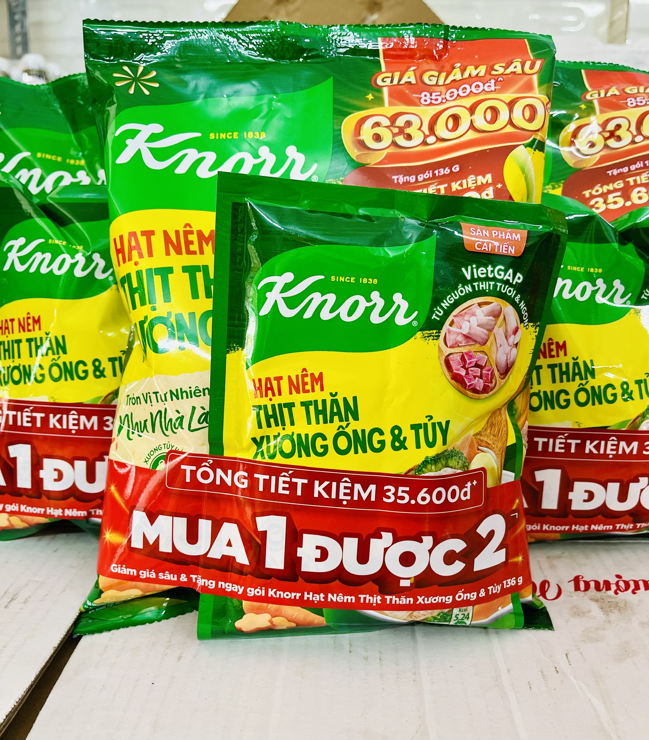 (Type 400g Gets a Free Package of 65g, Type 900g Gets a Free Package of 136g) Knorr Seasoning Powder Package (170G-400G-900G)