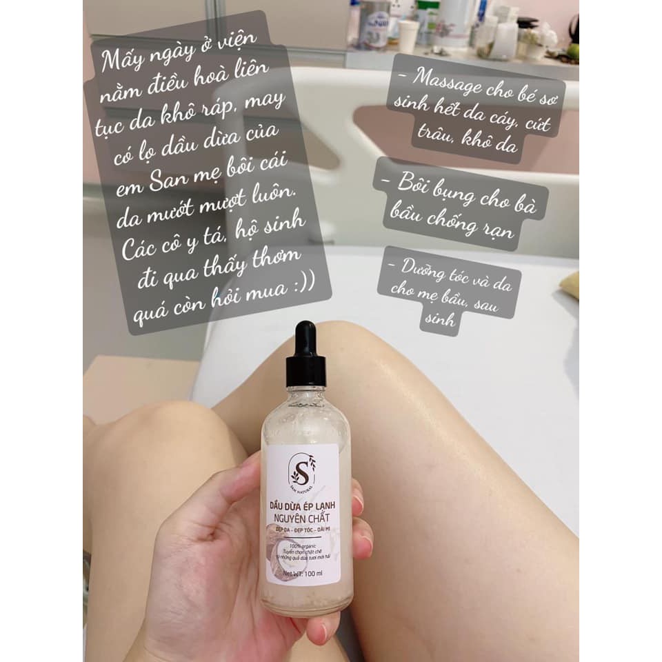 DẦU DỪA ÉP LẠNH NGUYÊN CHẤT SAM NATURAL