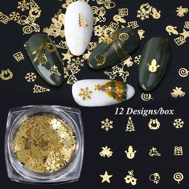 Phụ Kiện Bông Tuyết Vàng