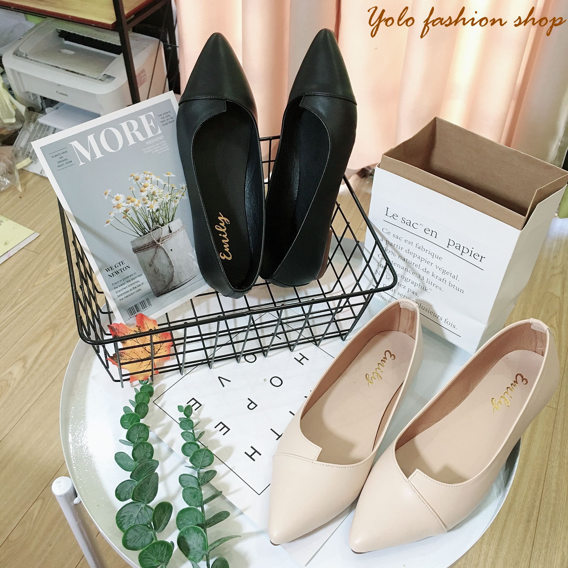 [Hoàn tiền 15%]Hình thật-B10-Giày bệt búp bê nữ vá mũi xinh xắn hàng VNXK siêu mềm êm chân