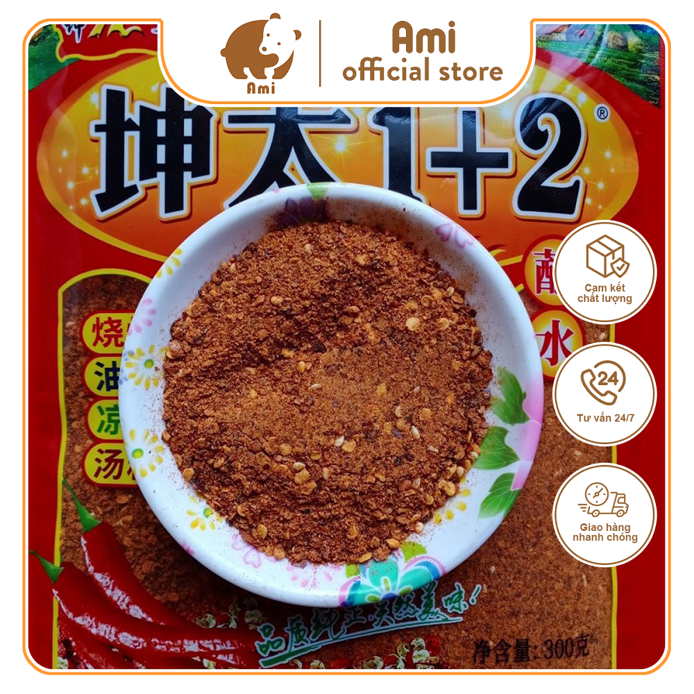 Bột ớt siêu cay 1+2 gia vị ướp nướng trung quốc chấm gì cũng ngon gói to 100g, Gia vị bột ớt siêu cay ướp nướng chuẩn vị trung quốc, đồ gia vị, tương ớt, ớt bột, gia vị cay, gia vị ướp nướng