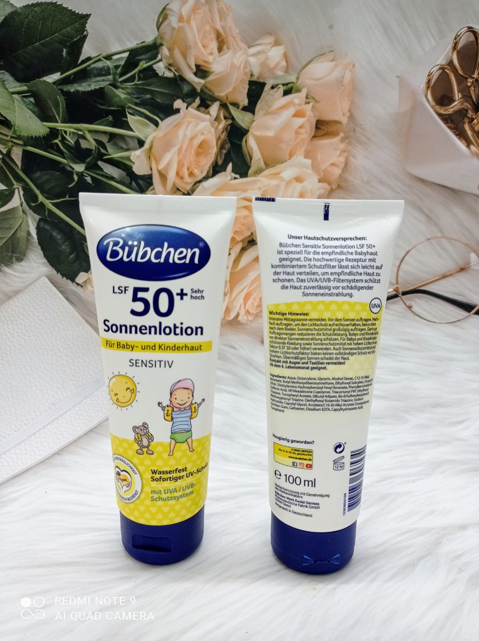 Sữa chống nắng trẻ em Bubchen hàng Đức