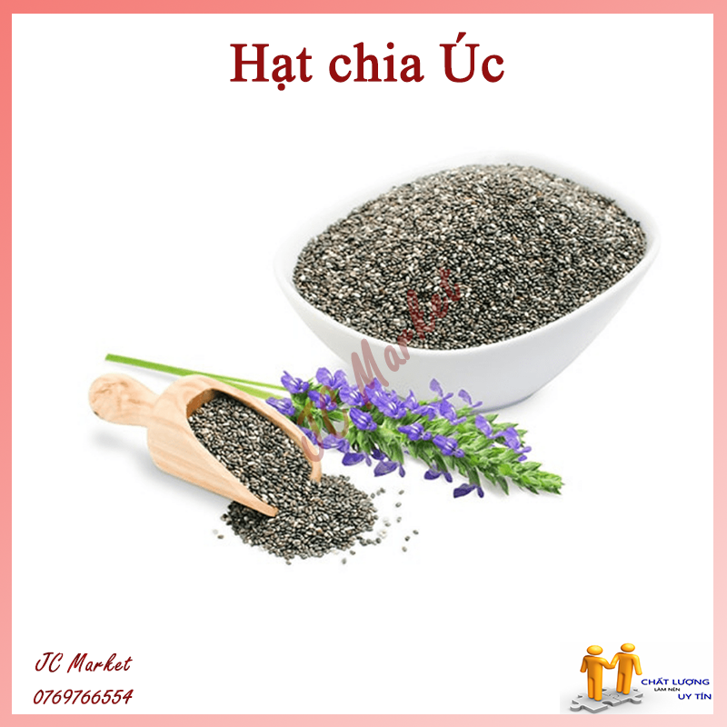[HCM]Hạt Chia Seed Organic 1kg (túi tím)