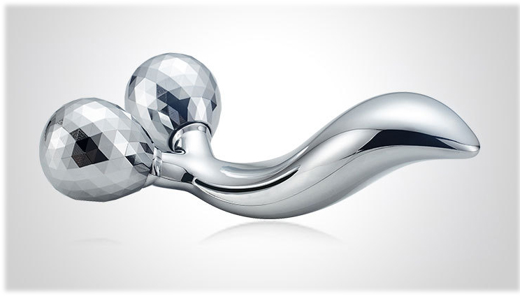 Cây Lăn Massage Mặt 3D INOX